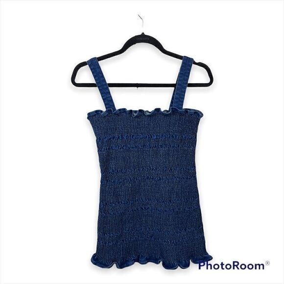 Urban Outfitters Sophia Denim Mini Dress, size 6 - EUC - Picture 2 of 9